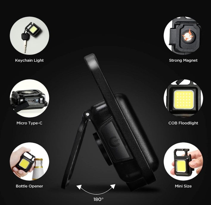 ⚡ ¡Oferta Exclusiva! Martillo Multiusos + Linterna Llavero: ¡Todo lo que necesitas en un solo paquete! 🔦💥