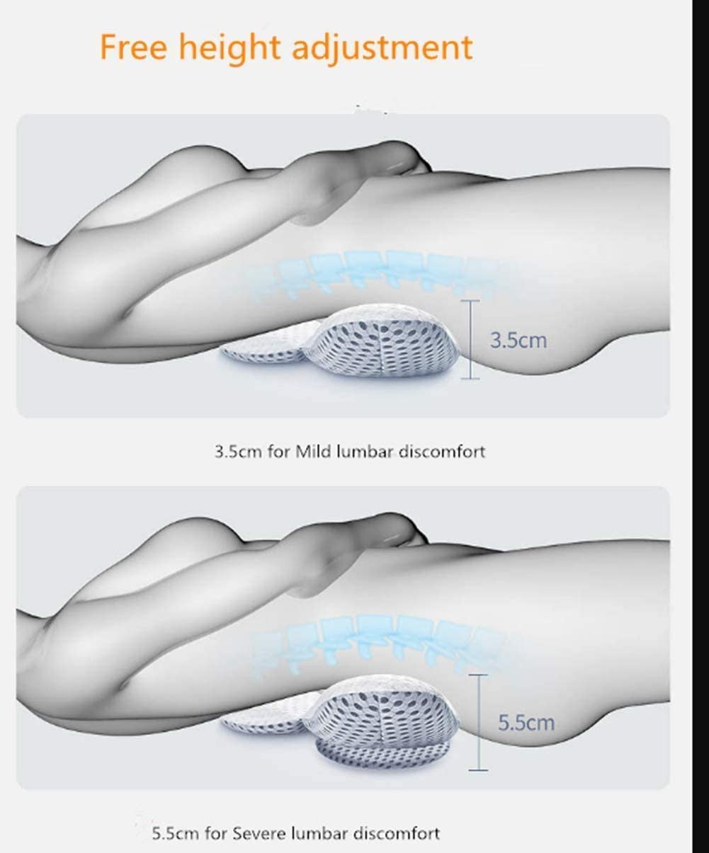 Almohada Lumbar Ergonómica: ¡Alivio inmediato para tu espalda mientras duermes! 🛏️