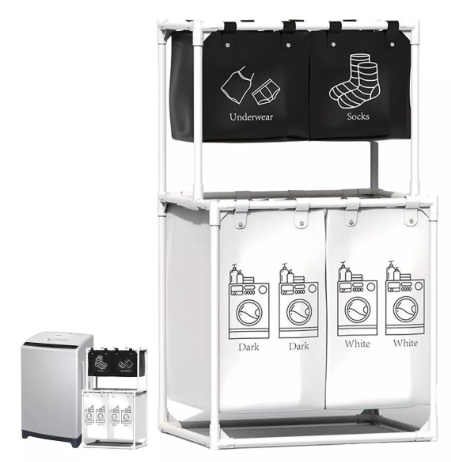 Cesta Organizadora de Ropa X4: La solución perfecta para mantener tu ropa limpia y ordenada 🧺📦
