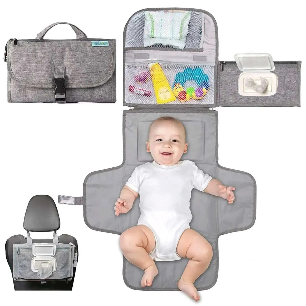 Bolso Cambiador para Bebés: ¡Comodidad y Rapidez al Alcance de tu Mano! 🍼