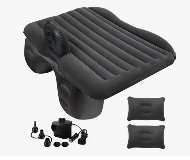 Colchón Inflable para Carro con Bomba: ¡Convierte tu carro en una cama cómoda en segundos! 🚗💤