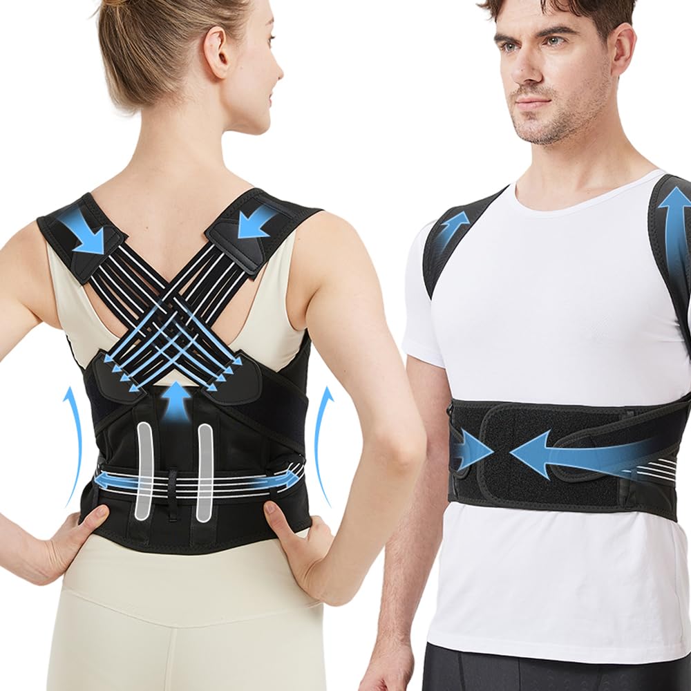 🌟Corrector de Postura Entrelazado Unisex – Cómodo y Discreto 👕
