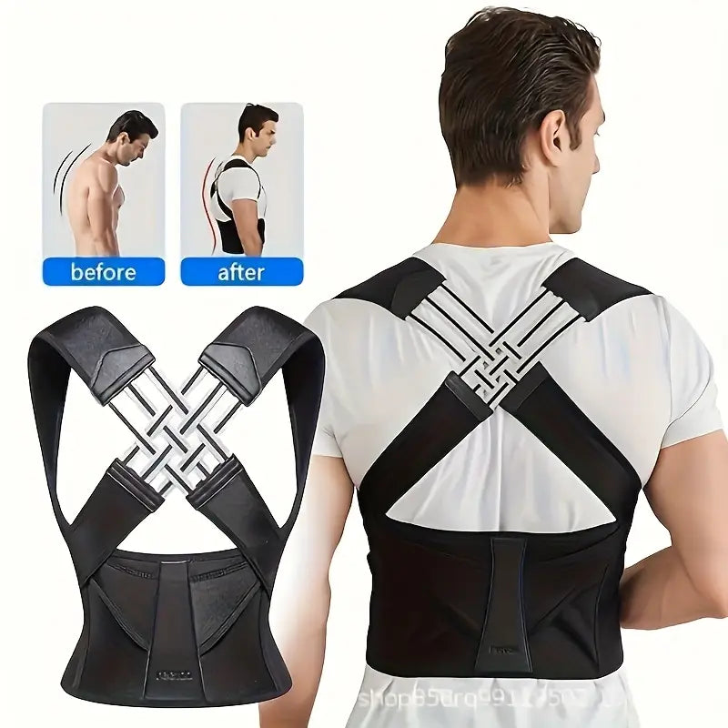 🌟Corrector de Postura Entrelazado Unisex – Cómodo y Discreto 👕