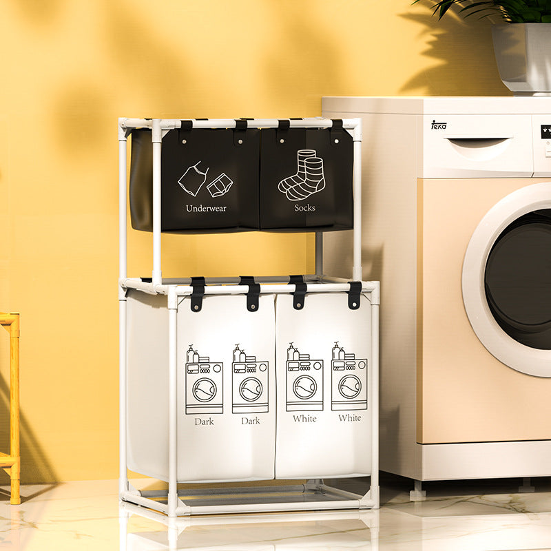 Cesta Organizadora de Ropa X4: La solución perfecta para mantener tu ropa limpia y ordenada 🧺📦