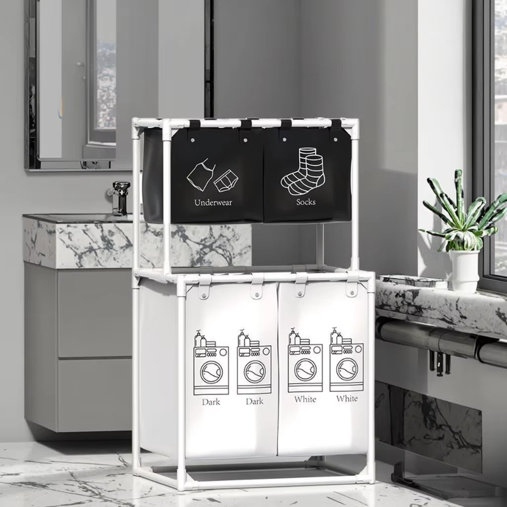 Cesta Organizadora de Ropa X4: La solución perfecta para mantener tu ropa limpia y ordenada 🧺📦