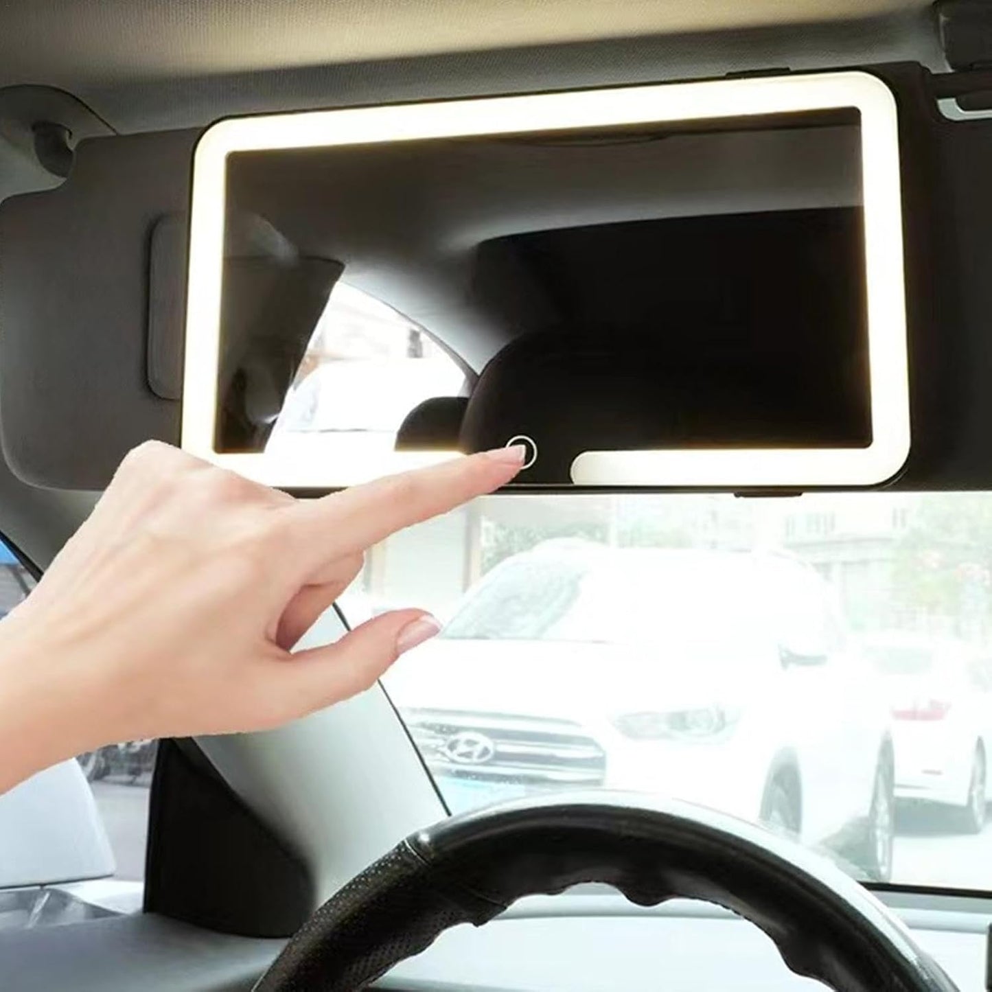 💡 Espejo de Maquillaje para Auto: Ilumina tu camino y maquíllate como una profesional en cualquier lugar 🚗✨