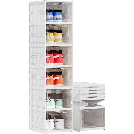 📦¡El zapatero plegable que ahorra espacio y organiza tu calzado en segundos! 👟