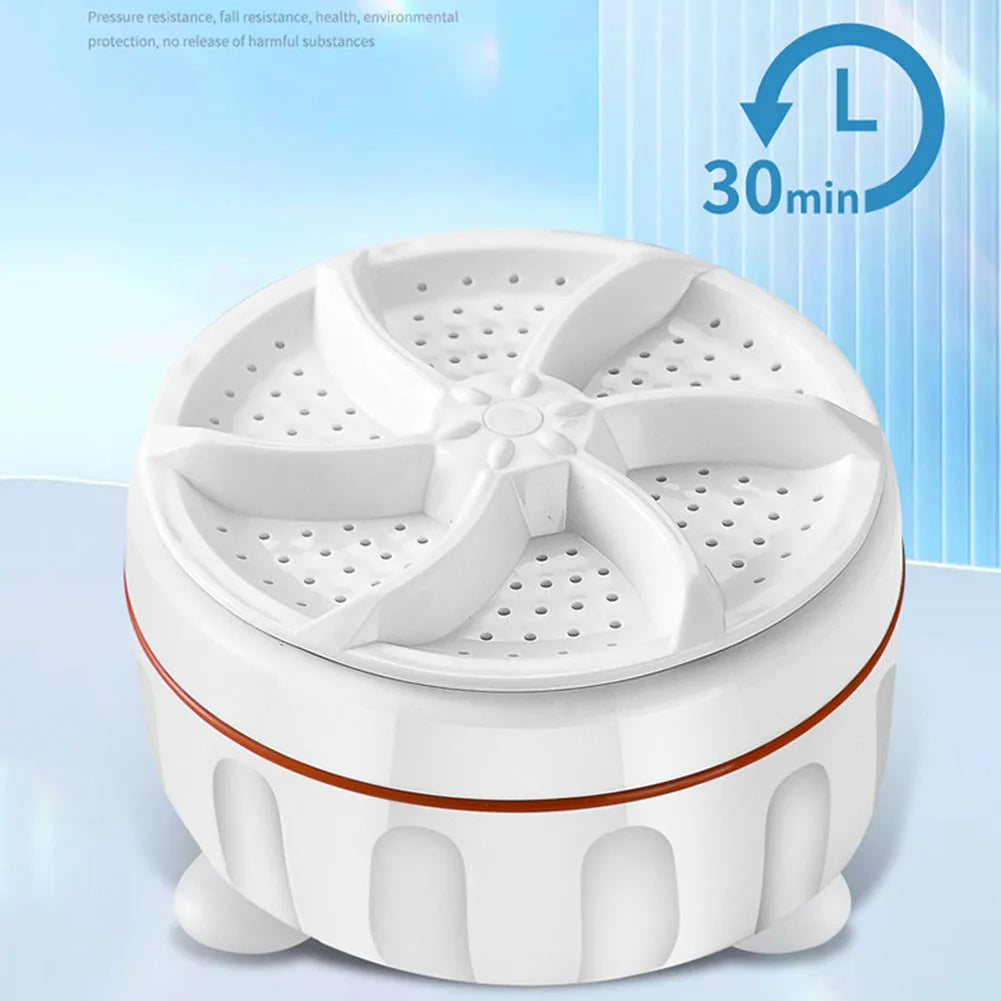 Mini Lavadora Portátil y Recargable — ¡Lava en cualquier lugar sin esfuerzo! 🧺⚡