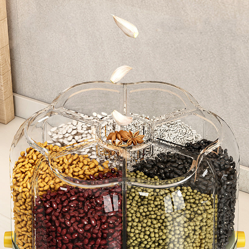 Dispensador de Granos y Cereales 360° — ¡Organiza tu cocina con un solo giro! 🍚🔄