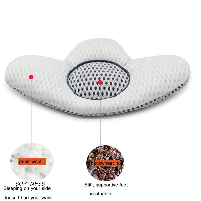 Almohada Lumbar Ergonómica: ¡Alivio inmediato para tu espalda mientras duermes! 🛏️