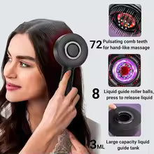 ✨ Cepillo Masajeador Capilar con Luz LED 💆♀️💡