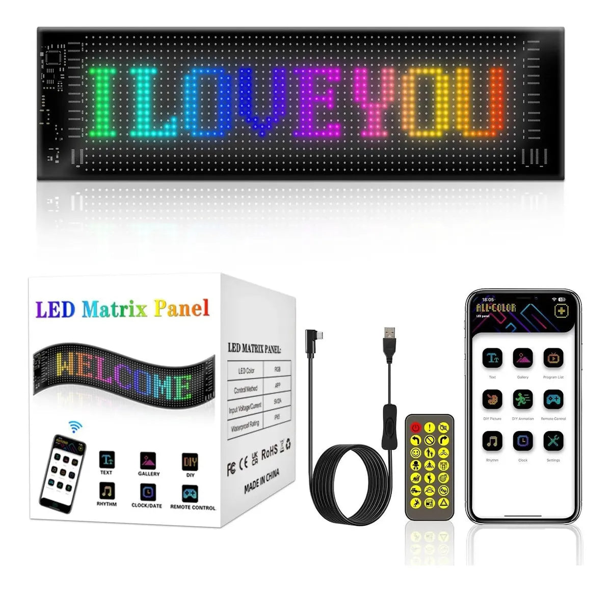 🚛✨ Pantalla LED Digital para Vehículos Pesados y Automóviles ✨🚗