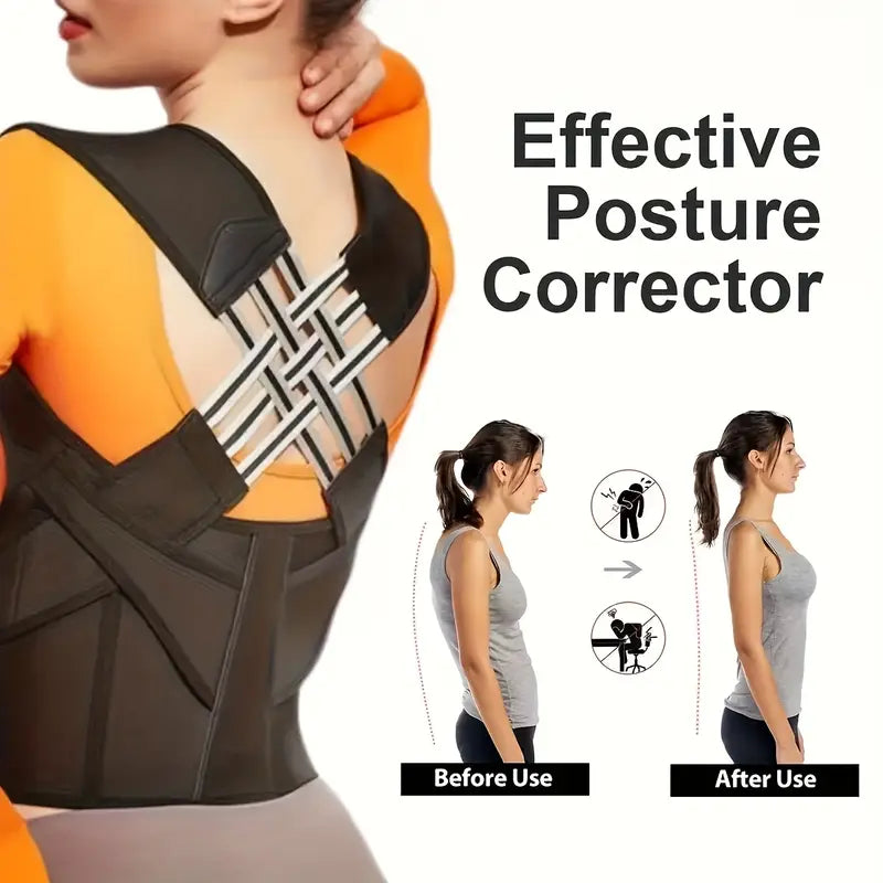 🌟Corrector de Postura Entrelazado Unisex – Cómodo y Discreto 👕