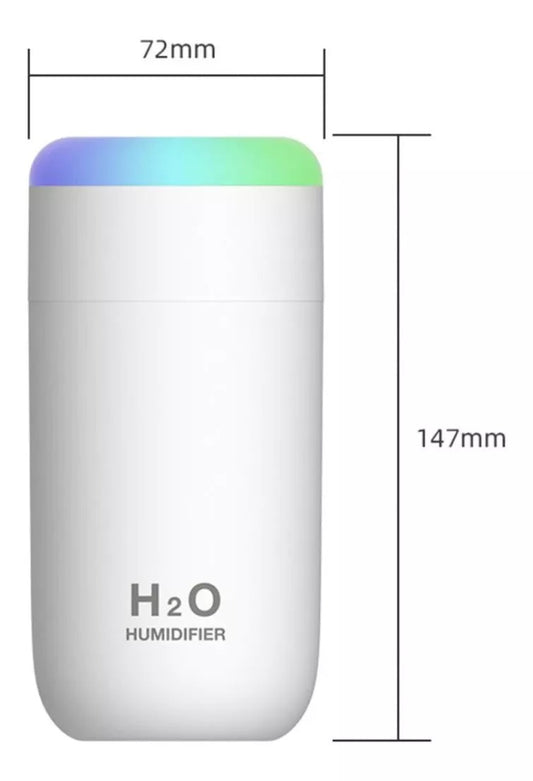 🌸 Difusor De Aromas H2O con Luces LED: Frescura y Estilo en tu Hogar