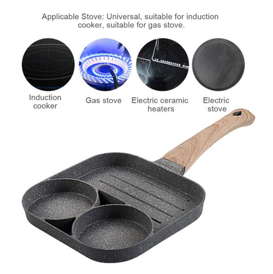 Sarten Multiuso Antiadherente 3 Puestos