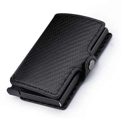 🔒 Billetera Tarjetero RFID con Broche Antirrobo: Seguridad y Estilo en un Solo Accesorio 💳🛡️