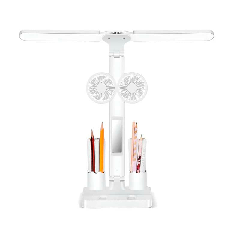 Lámpara de Escritorio con Ventilador: Ilumina y Refresca tu Espacio con Estilo y Comodidad