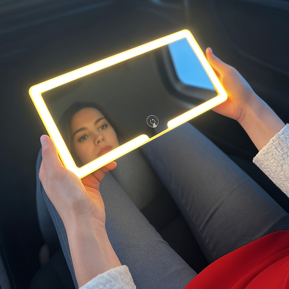 💡 Espejo de Maquillaje para Auto: Ilumina tu camino y maquíllate como una profesional en cualquier lugar 🚗✨