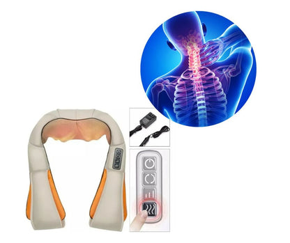 Masajeador de Cuello Inalámbrico — Alivia el estrés y relaja tu cuerpo al instante 💆‍♀️🔥