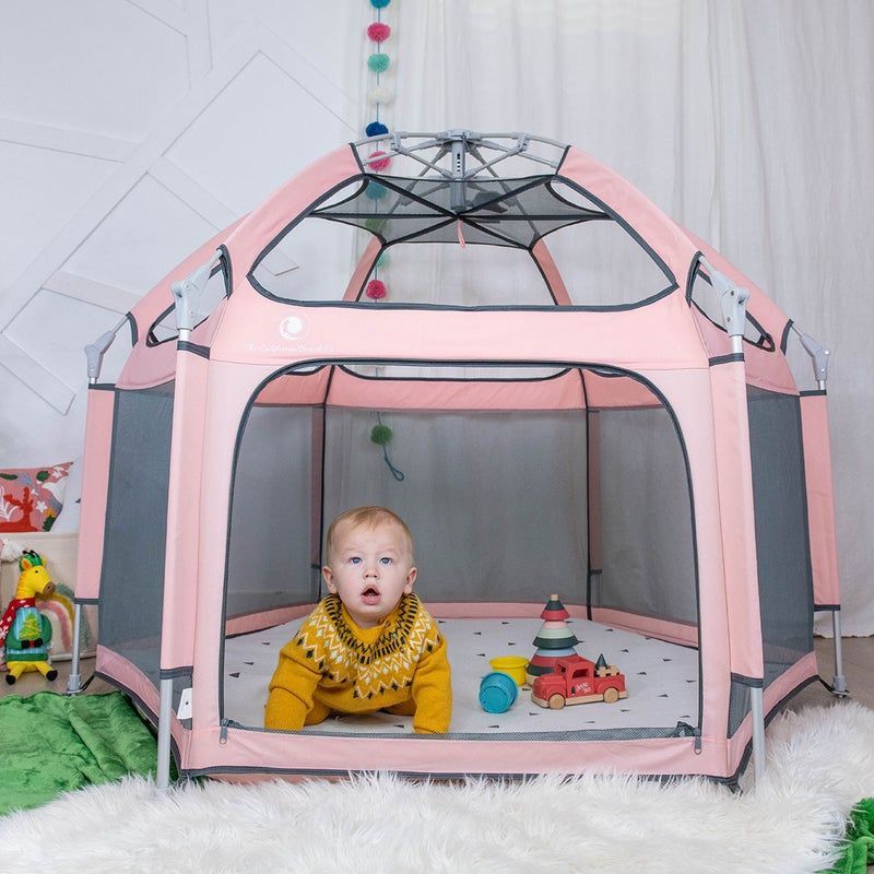 Corral Versátil y Portátil para Bebés: Comodidad, Seguridad y Estilo en Cada Aventura