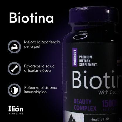 Biotina y Colágeno: La combinación perfecta para un cabello, piel y uñas saludables 💁‍♀️🌿