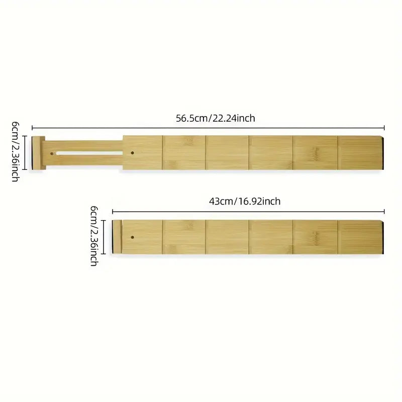 Divisores de Cajón de Bambú