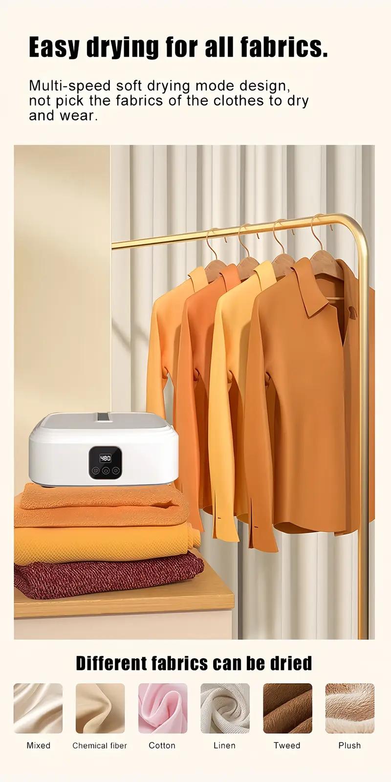 👕🔥Secadora de Ropa Plegable: potente, práctica y fácil de llevar✨