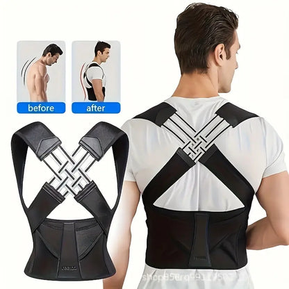 🌟Corrector de Postura Entrelazado Unisex – Cómodo y Discreto 👕