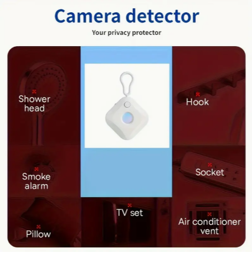 👀 Detector de Cámaras Espía Portátil – Tu Seguridad en Cada Viaje