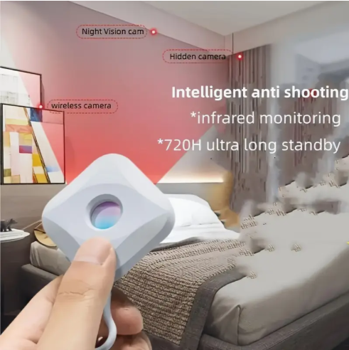 👀 Detector de Cámaras Espía Portátil – Tu Seguridad en Cada Viaje