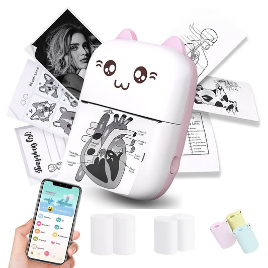 📸 ✨Mini Impresora Portátil – Imprime tus ideas al instante