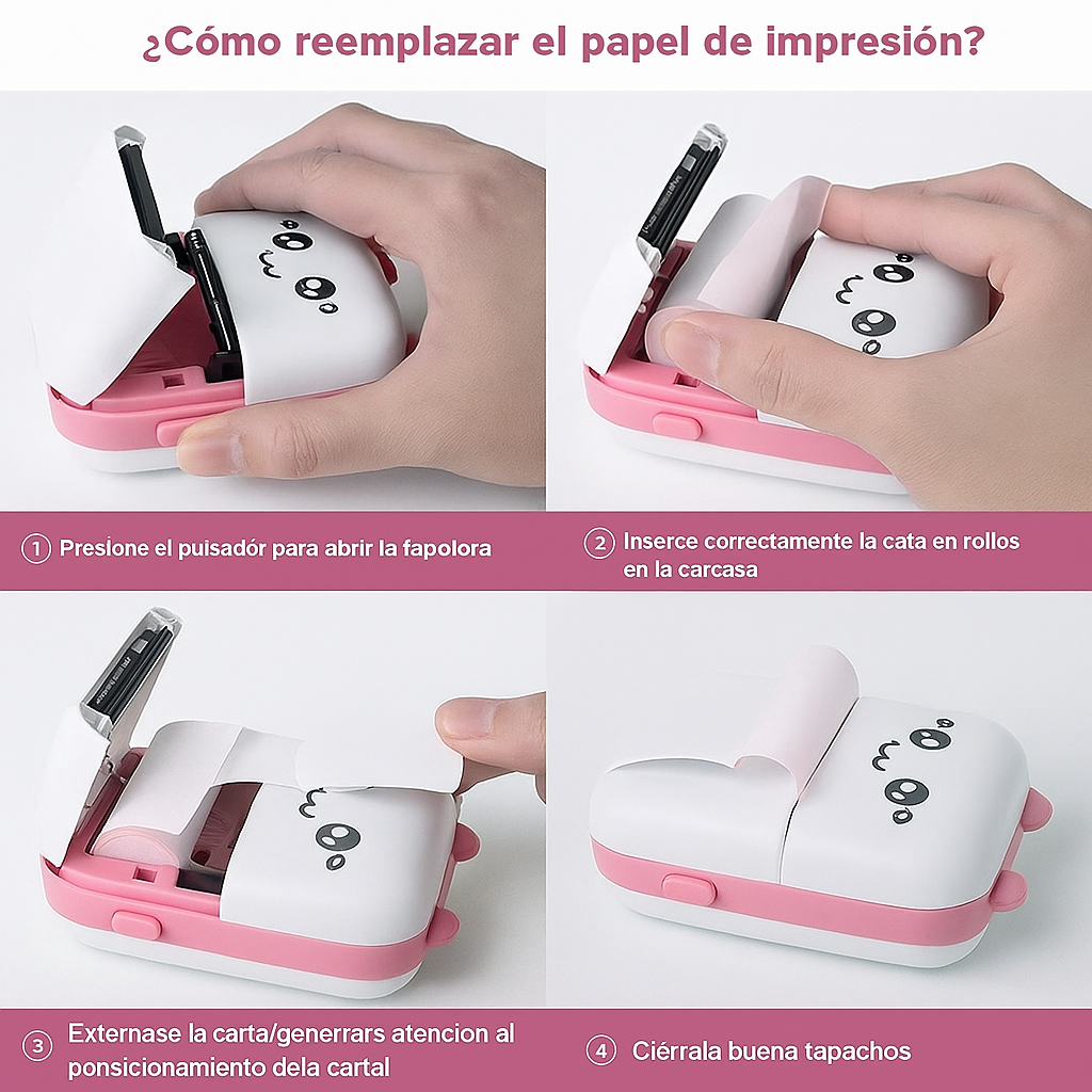 📸 ✨Mini Impresora Portátil – Imprime tus ideas al instante