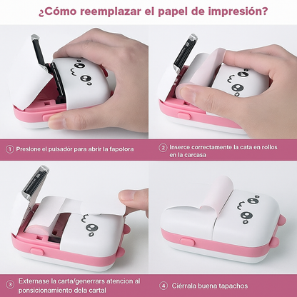 📸 ✨Mini Impresora Portátil – Imprime tus ideas al instante