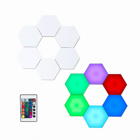 💡Decora, ilumina y transforma: Luces LED Hexagonales Inteligentes✨