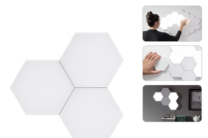 💡Decora, ilumina y transforma: Luces LED Hexagonales Inteligentes✨