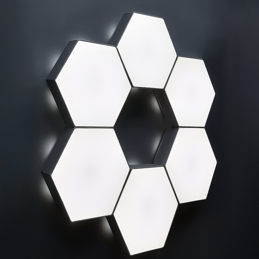 💡Decora, ilumina y transforma: Luces LED Hexagonales Inteligentes✨