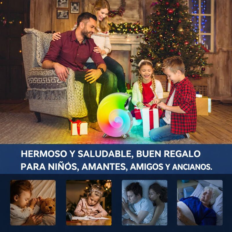 Lámpara Parlante Caracol: Ilumina tu Espacio y Disfruta del Mejor Sonido