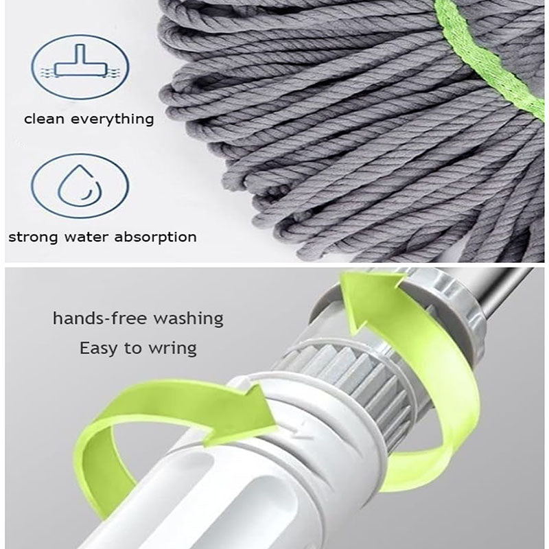 🧹Trapero Giratorio Autoescurridor — Control total, cero desorden y más comodidad🧼🧽