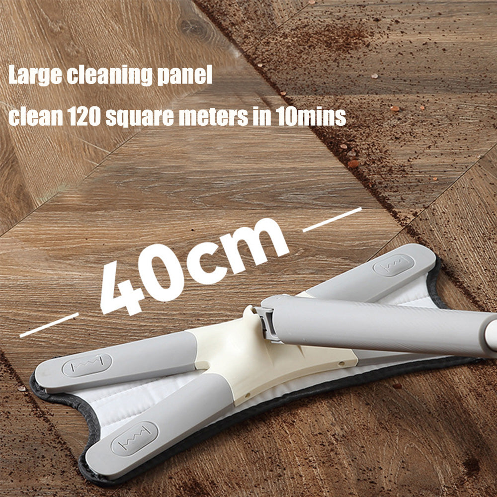 Trapeador de Fibra en X Giratorio 360: Eficiencia y Comodidad en Cada Movimiento