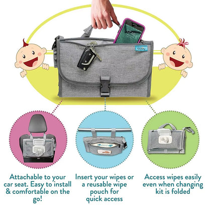 Bolso Cambiador para Bebés: ¡Comodidad y Rapidez al Alcance de tu Mano! 🍼