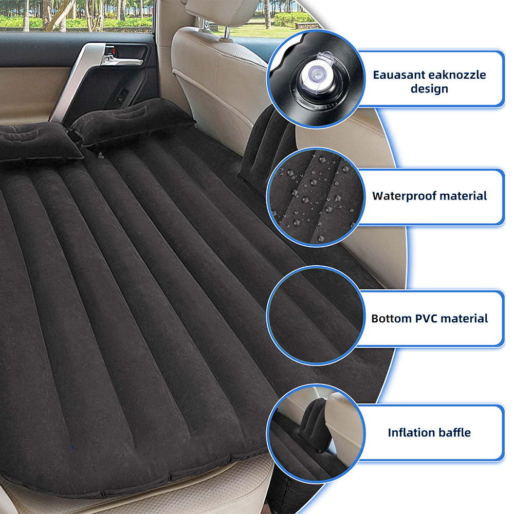 Colchón Inflable para Carro con Bomba: ¡Convierte tu carro en una cama cómoda en segundos! 🚗💤