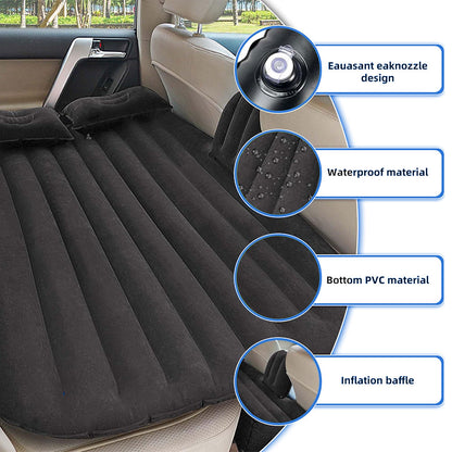 Colchón Inflable para Carro con Bomba: ¡Convierte tu carro en una cama cómoda en segundos! 🚗💤