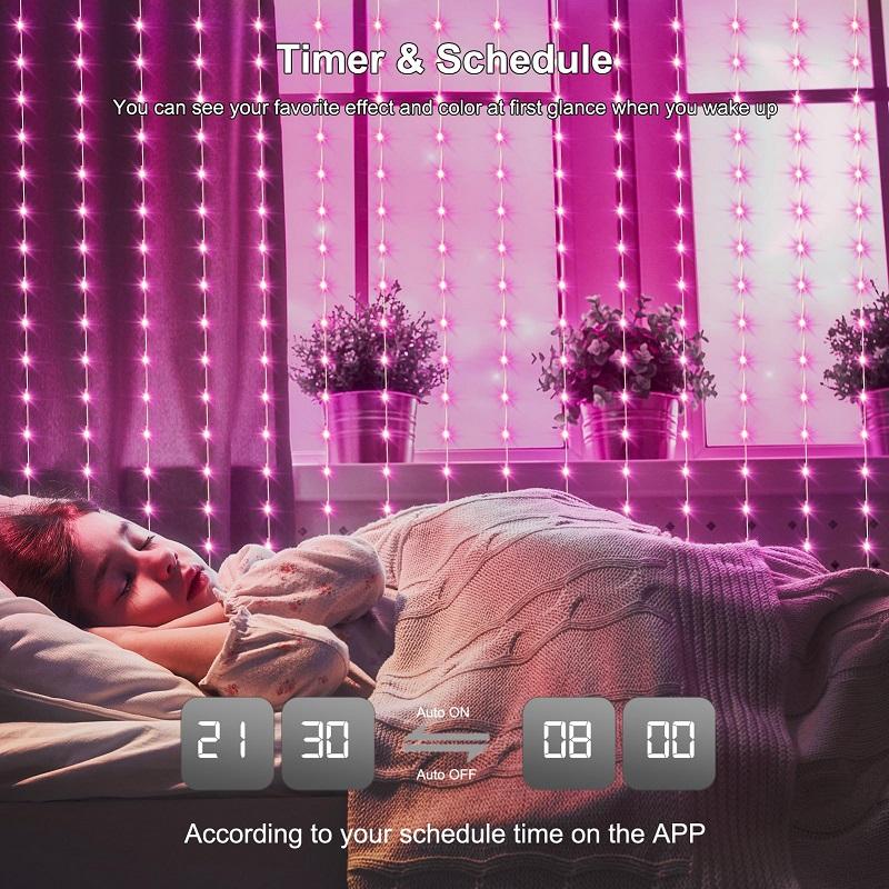 Cortina Led Smart USB Control y App 2x2M: convierte tu casa en un show de luz 🎄✨