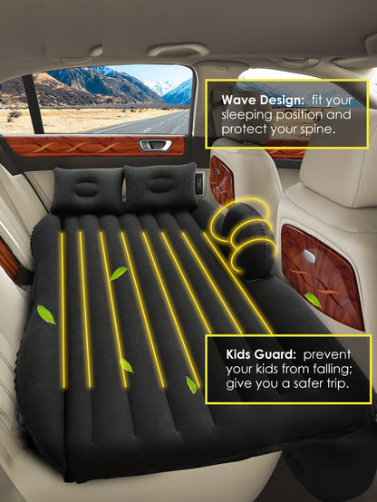 Colchón Inflable para Carro con Bomba: ¡Convierte tu carro en una cama cómoda en segundos! 🚗💤