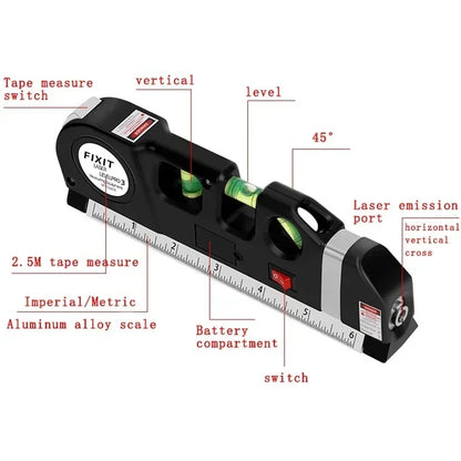 Metro Nivel Láser con Trípode — ¡Precisión total sin mover un dedo! 🎯📏