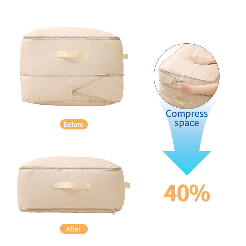 Bolsa Ahorradora de Espacio: ¡Reduce hasta un 80% el Volumen y Maximiza tu Hogar! 🏡