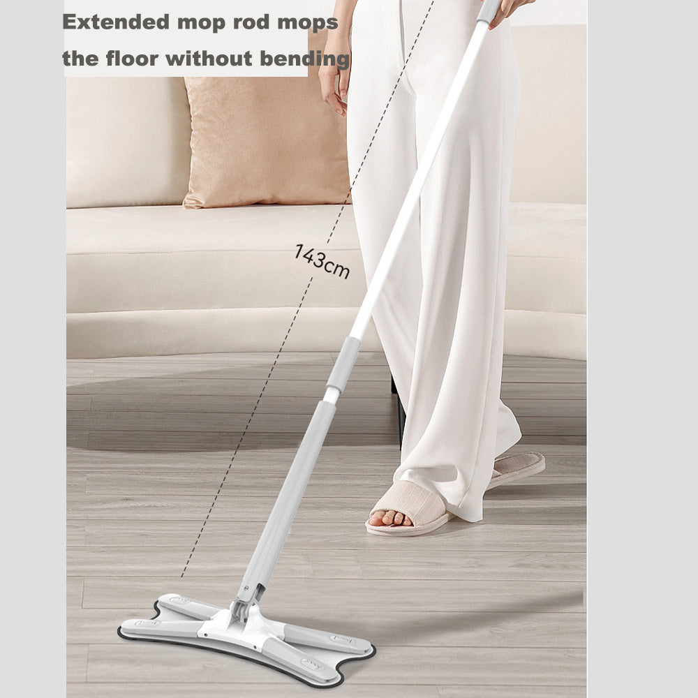 Trapeador de Fibra en X Giratorio 360: Eficiencia y Comodidad en Cada Movimiento