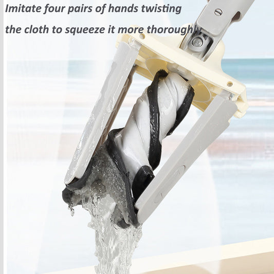 Trapeador de Fibra en X Giratorio 360: Eficiencia y Comodidad en Cada Movimiento