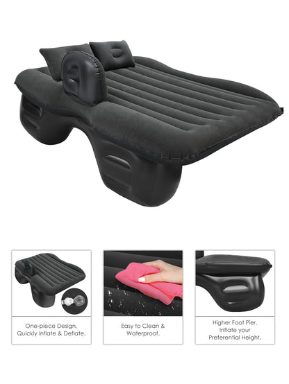 Colchón Inflable para Carro con Bomba: ¡Convierte tu carro en una cama cómoda en segundos! 🚗💤
