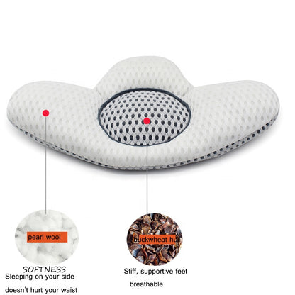 Almohada Lumbar Ergonómica: ¡Alivio inmediato para tu espalda mientras duermes! 🛏️